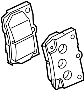 View Disc Brake Pad Set (Rear) Full-Sized Product Image