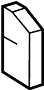 View Rocker Panel Molding Insulator Full-Sized Product Image 1 of 1