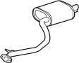 View Exhaust Muffler (Rear) Full-Sized Product Image