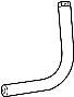 View Automatic Transmission Oil Cooler Hose Full-Sized Product Image 1 of 3