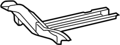 Image of REINFORCEMENT SUB-ASSY, FRONT SIDE MEMBER, LH image for your 2006 TOYOTA CAMRY