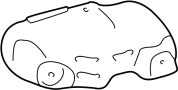 View Exhaust Manifold Heat Shield (Upper) Full-Sized Product Image