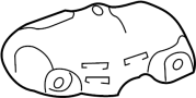View Exhaust Manifold Heat Shield (Upper) Full-Sized Product Image 1 of 4