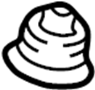 View Suspension Crossmember Insulator (Front, Rear, Lower) Full-Sized Product Image