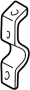 View Suspension Stabilizer Bar Bracket (Rear, Lower) Full-Sized Product Image 1 of 2