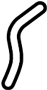 View Engine Coolant Hose Full-Sized Product Image 1 of 3