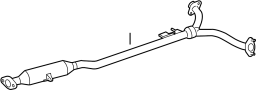 View Pipe. Exhaust. Intermediate.  Full-Sized Product Image 1 of 2