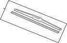 View Windshield Wiper Blade (Left, Front) Full-Sized Product Image