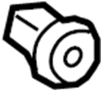 View Grommet. Retainer. Nut. Bumper. (Rear, Upper, Lower) Full-Sized Product Image