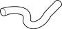 Image of Radiator Coolant Hose (Upper, Lower) image for your 1982 TOYOTA COROLLA