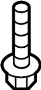 View Rack and Pinion Bolt Full-Sized Product Image