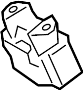 View Steering. Column. Bracket. Lock. Actuator.  Full-Sized Product Image