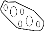 View Gasket. Oil. Pipe. Cooler. Hole. (Lower) Full-Sized Product Image