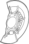 View Brake Dust Shield Full-Sized Product Image 1 of 3