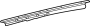 View RAIL, ROOF SIDE, OUTER.  Full-Sized Product Image 1 of 2