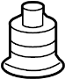 View Suspension Crossmember Insulator (Rear, Lower) Full-Sized Product Image