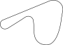 Image of Belt. V - RIBBED. Accessory Drive. Alternator. Serpentine.  A component of the. image for your 2012 TOYOTA TUNDRA