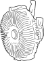Image of Engine Cooling Fan Clutch image for your 2023 Toyota Sequoia   
