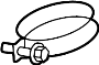 View Clamp. Hose. Air. (Upper) Full-Sized Product Image