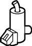 View Windshield Washer Pump (Front) Full-Sized Product Image