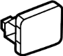 View Cap, Tonneau Cover H. Quarter trim Cap. (Lower) Full-Sized Product Image