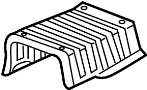 View Shield. Heat. Exhaust. Floor Pan. Insulator, Main Muff.  Full-Sized Product Image 1 of 2
