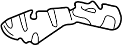 View Exhaust Manifold Heat Shield Full-Sized Product Image