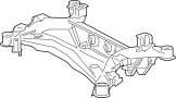 View Suspension Subframe Crossmember (Rear) Full-Sized Product Image 1 of 2