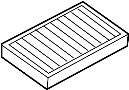 View ENGINE AIR FILTER Full-Sized Product Image