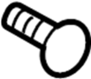 View Clip. Weatherstrip. Retainer. (Front, Rear, Upper, Lower) Full-Sized Product Image