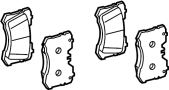 View Disc Brake Pad Set (Front) Full-Sized Product Image