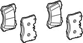 View Disc Brake Pad Set (Front) Full-Sized Product Image