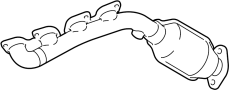 View Catalytic Converter with Integrated Exhaust Manifold Full-Sized Product Image 1 of 2