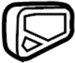 View Exterior Door Handle Cover (Rear) Full-Sized Product Image 1 of 10