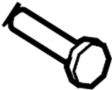 View Suspension Control Arm Bolt (Front, Rear, Lower) Full-Sized Product Image