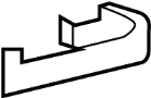 View Seat Belt Guide (Rear, Upper, Lower) Full-Sized Product Image 1 of 6