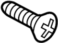 View Door Interior Trim Panel Screw Full-Sized Product Image 1 of 5