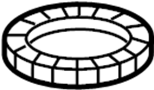 View Fuel Tank Lock Ring Full-Sized Product Image 1 of 5