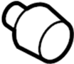 View Grommet. Molding. (Front, Upper) Full-Sized Product Image
