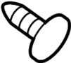 View Clip. Weatherstrip. Retainer. (Front, Rear, Upper, Lower) Full-Sized Product Image