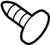 View Weatherstrip. Clip. Retainer. (Front, Rear, Upper, Lower) Full-Sized Product Image