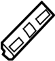View Clip. Molding. Retainer. (Upper) Full-Sized Product Image 1 of 6