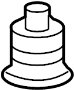 View Suspension Crossmember Insulator (Rear, Lower) Full-Sized Product Image 1 of 3