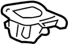 View Folding Seat Latch Release Handle (Rear) Full-Sized Product Image 1 of 9