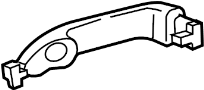 View Exterior Door Handle (Front) Full-Sized Product Image 1 of 9
