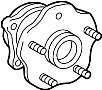 View Wheel Bearing and Hub Assembly (Rear) Full-Sized Product Image 1 of 5