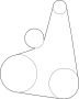 View Serpentine Belt Full-Sized Product Image 1 of 3