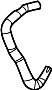 Image of Engine Coolant Hose image for your 2022 TOYOTA COROLLA SE Hatchback