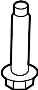 View Suspension Crossmember Bolt (Front, Rear, Upper) Full-Sized Product Image 1 of 2