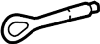 View Hook. Tow. (Front, Rear) Full-Sized Product Image